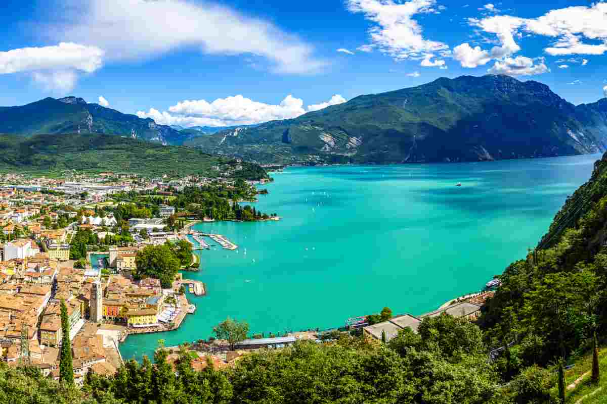 vista del lago di garda
