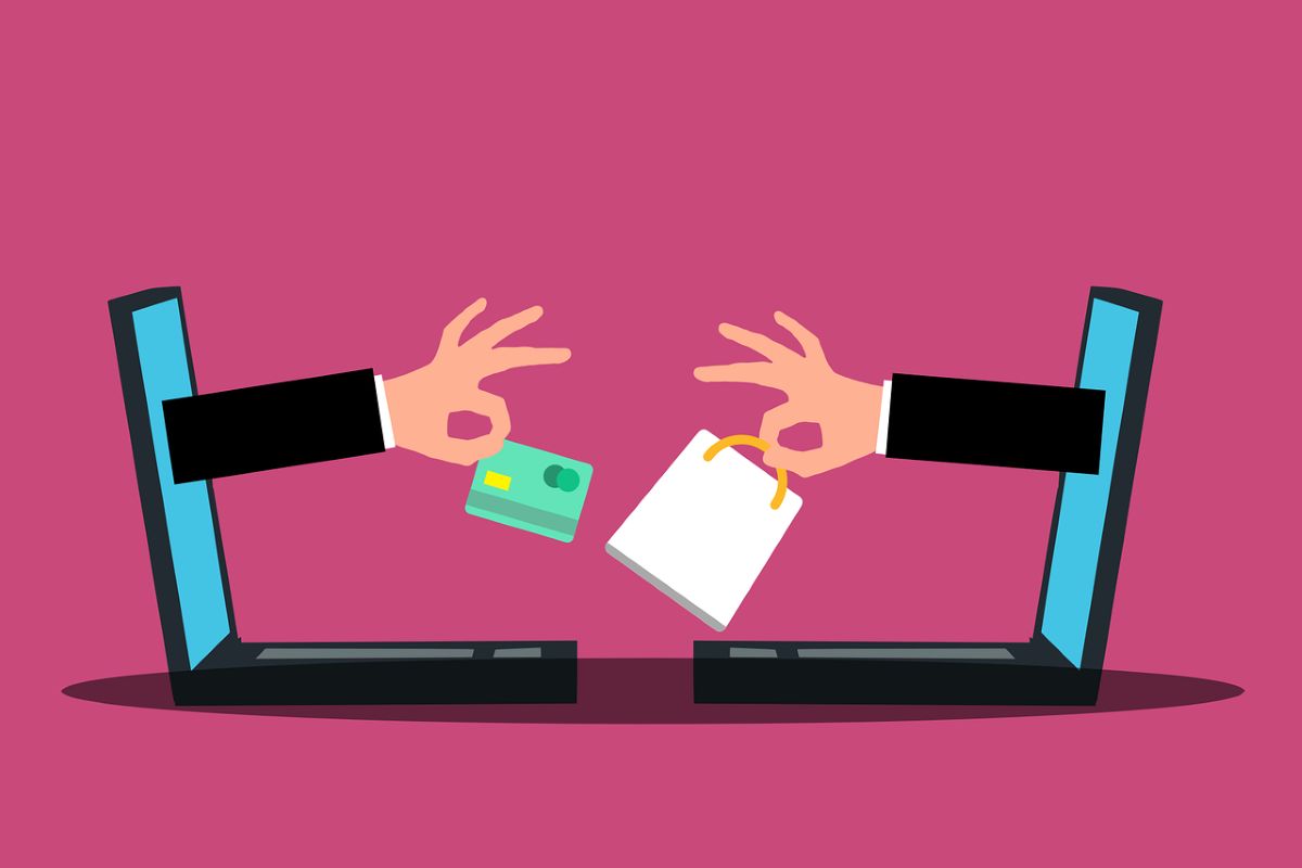 computer carta credito shopping