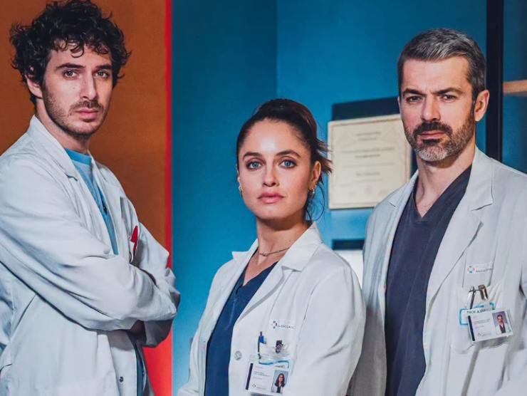 pierpaolo spollon, matilde gioli e luca argentero in doc-nelle tue mani