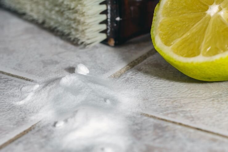 bicarbonato e limone